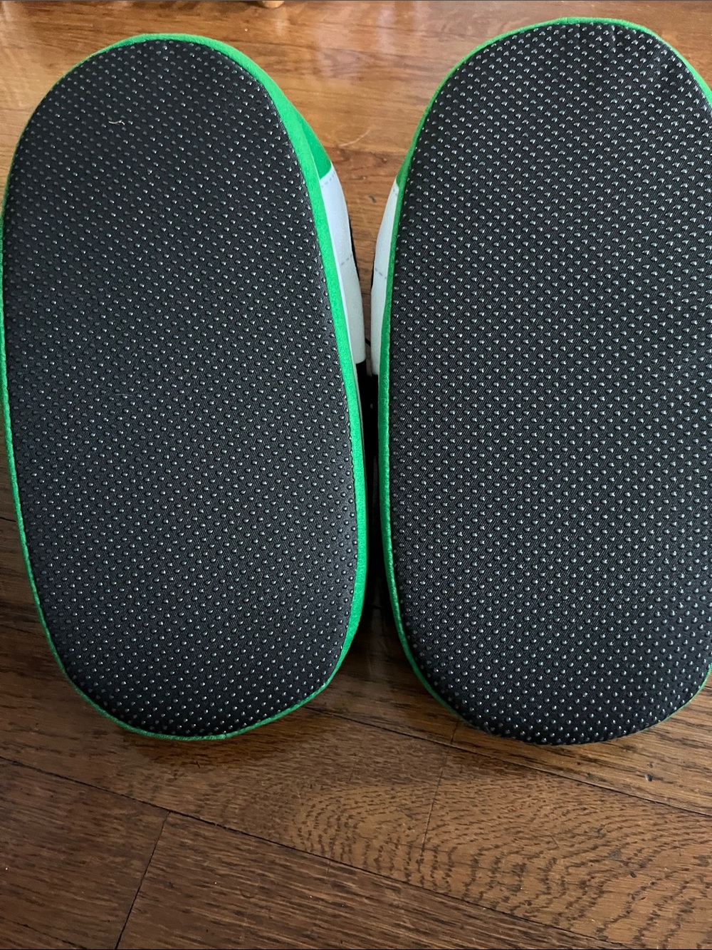 Banned Goods  Plush Green & Black Character Slippers with Lace-Up Fit - Picture 3 of 3